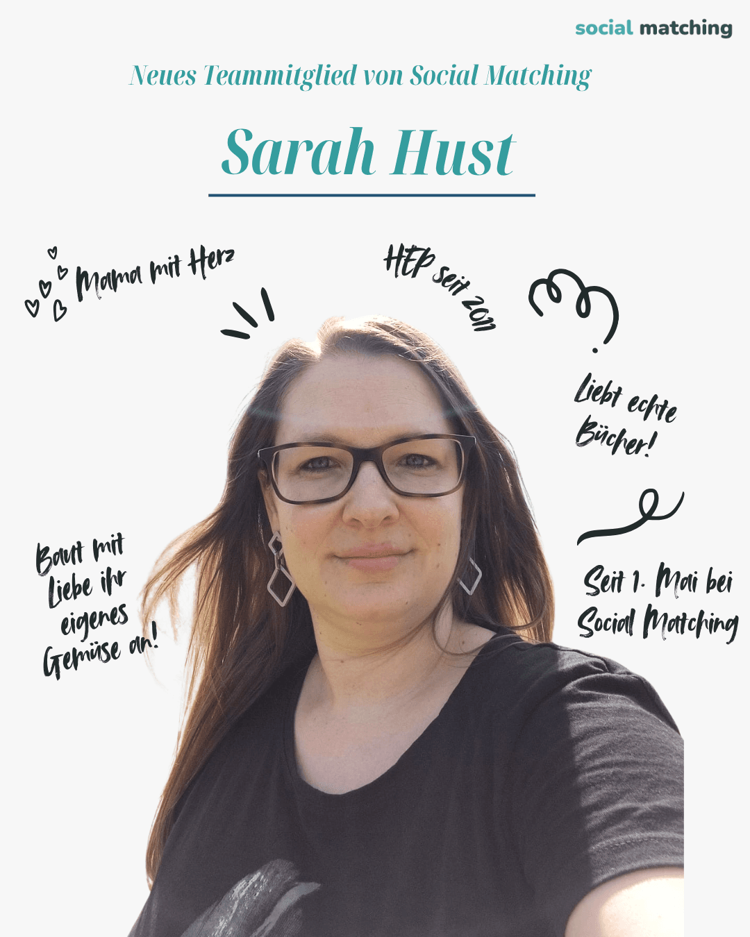 Herzlich willkommen im Team, Sarah!