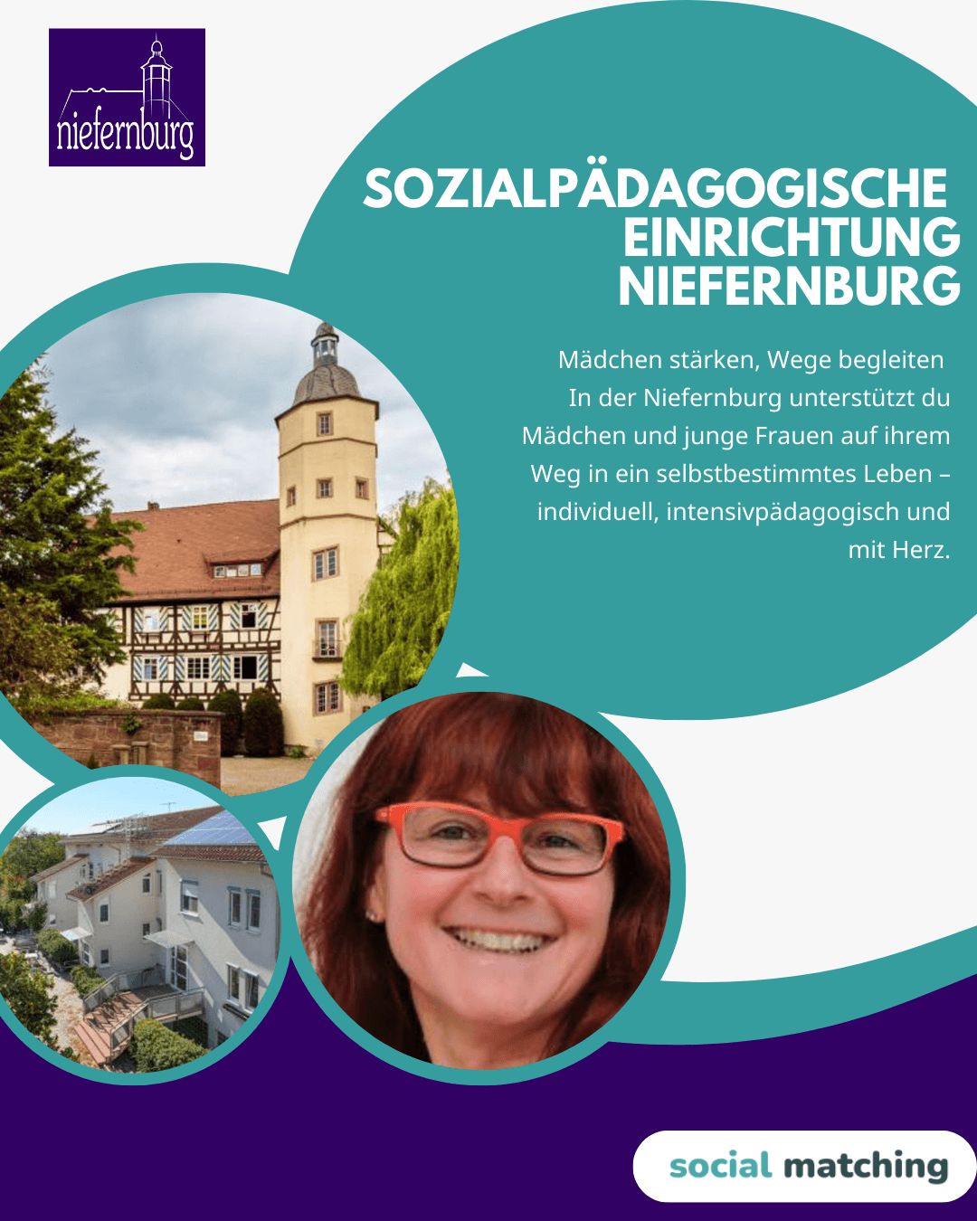 Neu bei Social Matching: Die sozialpĂ€dagogische Einrichtung Niefernburg â Ein sicherer Ort fĂŒr starke Perspektiven